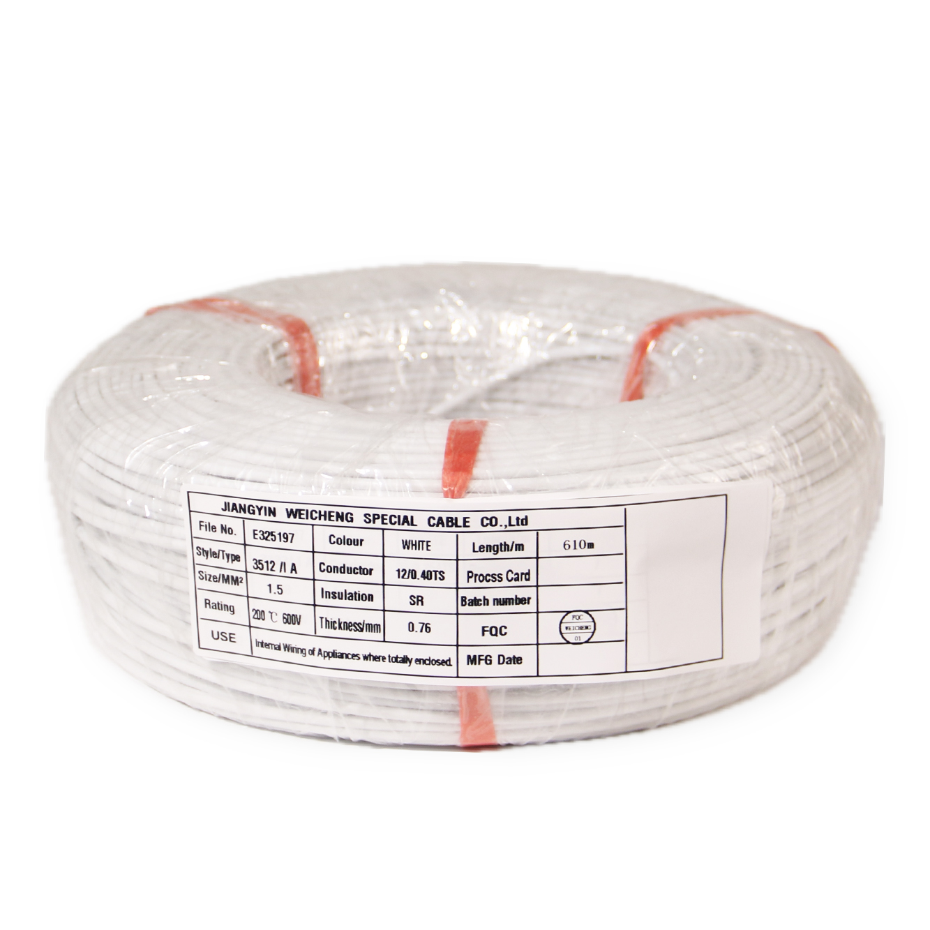 UL3512 silicone rubber insulated cable