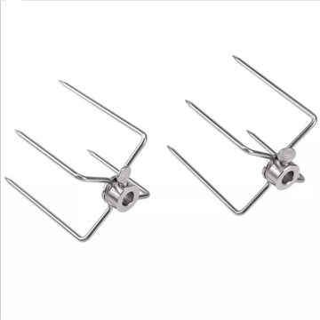 BBQ Grill SPIT SPIT Trosting Meat Fork hardware