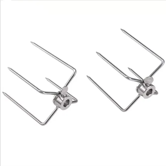 BBQ Grill Spit Roasting Meat Fork Hardware
