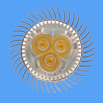 SMD GU10 Light Bulb, 6W High-power, 100-2540V AC, Measures 50 x 50mm
