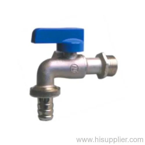 1/4'' Brass 1/4 Turn Hose Bibcock 