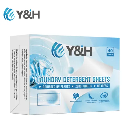 Biodegradable Natural Plant Laundry Detergent Sheet/Strips