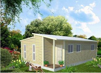 Light Steel Frame Australian Granny Flats , One Slope Roof