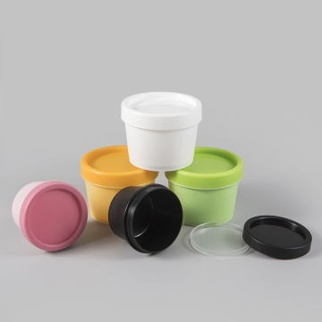 Vente chaude Luxury Pink Green Black Travel Plastic Lush Jar - Échantillon GRATUIT BEAUTY FACE CRAME COSMETIC JAR (50G-200G PP)