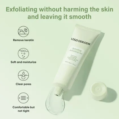 Green Tea Exfoliating Gel Facial Cleanser for Deep Cleaning
