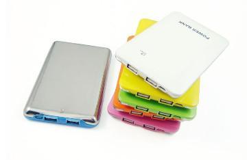 Touch screen factory dual usb 12000MAh portable power bank