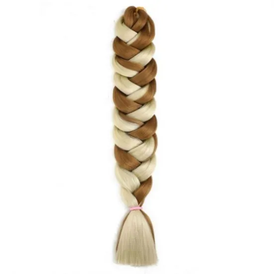 Crochet Braiding Hair 41 Inch Jumbo Extensions Synthetic Braid Hair Extensions for Women Ombre Two Tone Color Colored Hair Wicks