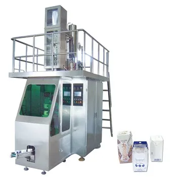 Fully Automatic Carton Box Juice Filling, Sealing, and Packing Machine