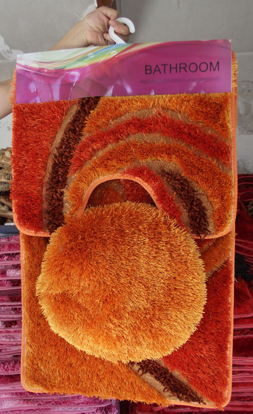 Polyester Shaggy Bathmat