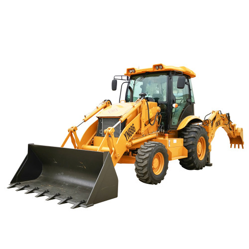 4 wheel drive new backhoe and loader