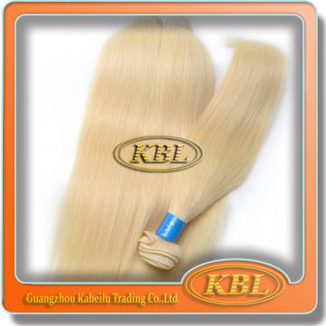 Full cuticles attached hair extension human blond tip