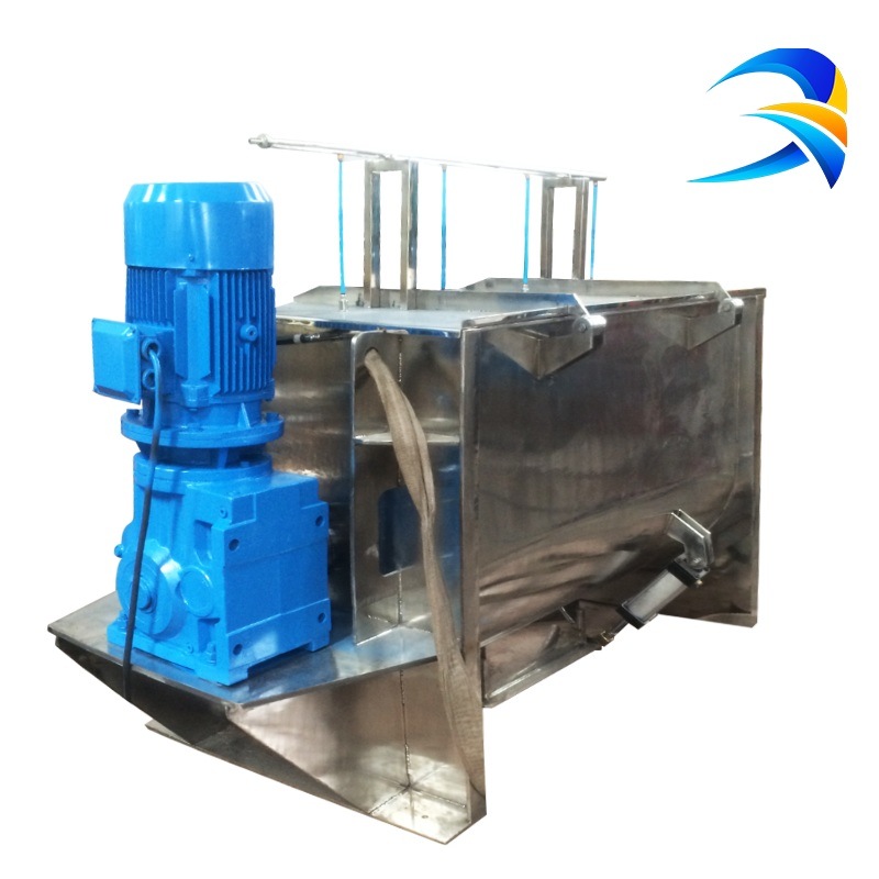 Stainless Steel Industrial Horizontal Ribbon Mixer
