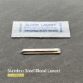 Одноразовая крови из нержавеющей стали Lancet
