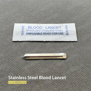 Одноразовая крови из нержавеющей стали Lancet