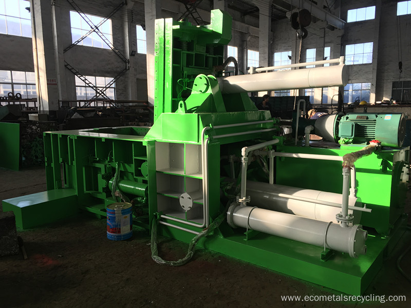 Aluminum Steel Iron Shavings Metal Baler for Recycling