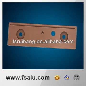 Front panel for electronic