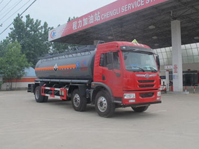 FAW Tri-axle 16000Litres Chemical Liquid Transport Transporter