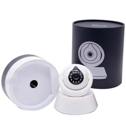 Customized paper tube packaging box with protective pads