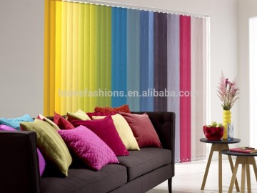 new fashion colorful blinds Vertical shades for home decoration