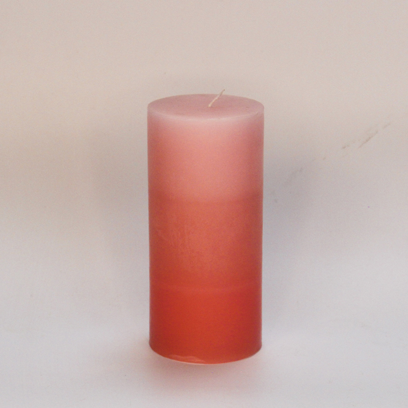 Personalizar una vela de pilar sin perfume rojo