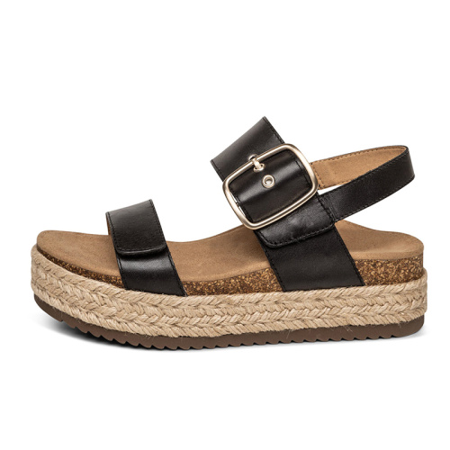 wide strap open toe sandals