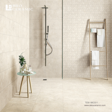 Foshan China Beige Terrazzo Look Ceramic Floor Tiles 60x60
