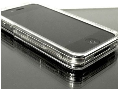 Hard Clear Plastic Cover for iPhone 4 4s (KT-04005)