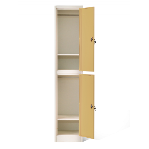 Lockers for Workplace 2 Tier Steel Locker Cabinet for Office Supplier