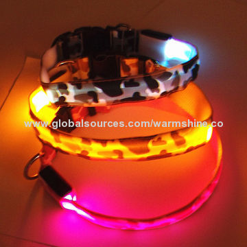 Safety LED dog collar