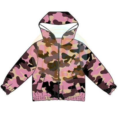 Kerui Cotton Coat - Boys and Girls Fur Collar Jacket Kids Outerwear