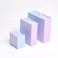 Pendientes de caja de cajones de gradiente de color Embalaje personalizado