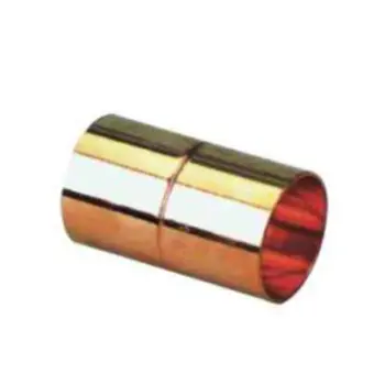 Copper fitting-CXC equal coupling with stop