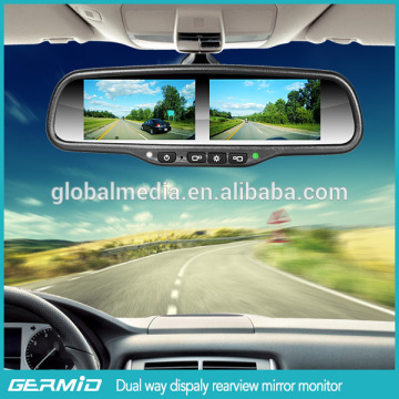 Multipul screen display rear view mirror monitor especially for trucks
