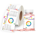 Vitamin bottle Packaging Printing Label