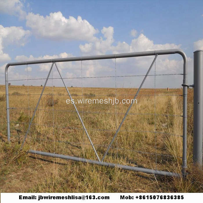 Puerta de granja australiana galvanizada por inmersión en caliente