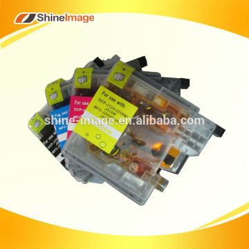 Compatible lc61y lc61m lc61c lc61b cartridge for brother printer