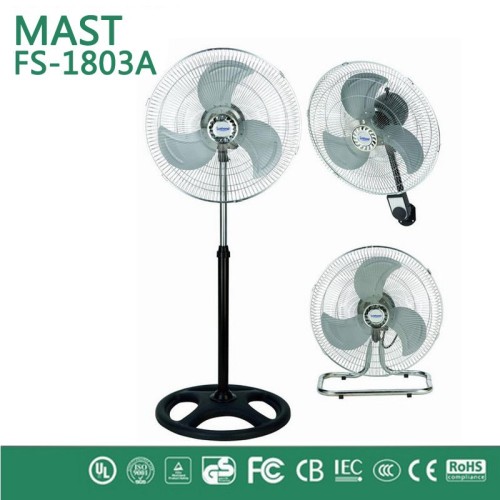 2015 hot sale 18 inch 3 in 1 industrial fan electrical appliances new products china supplier air cooler without water