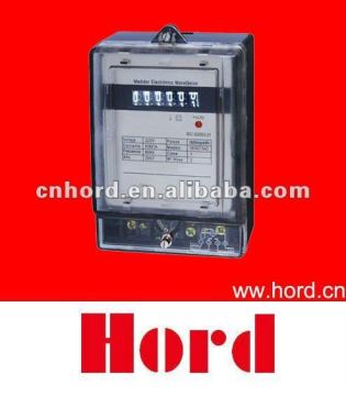 DEM313AG Single Phase Front Board Installed kwh Energy Meter