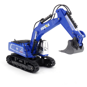 Hot Sale 1/18 Scale RC Excavator Toy with 11CH Remote Control and Alloy Body