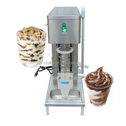 Wholesale Frozen Yogurt and Ice Cream Mixture with Fresh Fruits