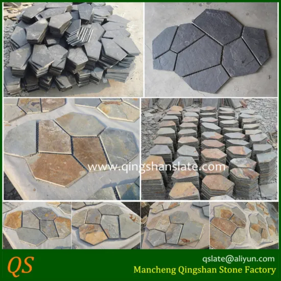 irregular shaped slate stone pavers for sale
