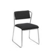 Modern Metal Stackable Chair with Backs
