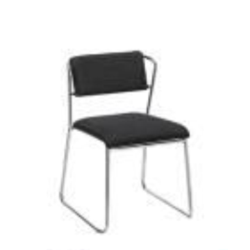 Modern Metal Stackable Chair with Backs