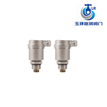 Nikel Kaplama Pirinç Filtreli Havalandırma Vanası