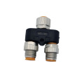 Conector divisor de 5pin y femenino m12