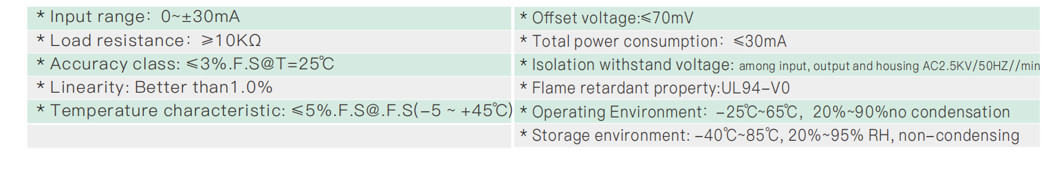 Residual current sensor for solar inverter