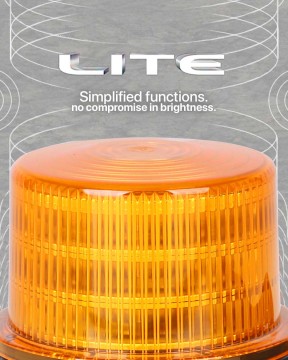 Magnetic Rotating Solar Barricade Light - LED Warning Ambulance Beacon