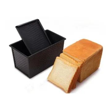 Deep Rectangle Toast Chiffon Mould with Cover