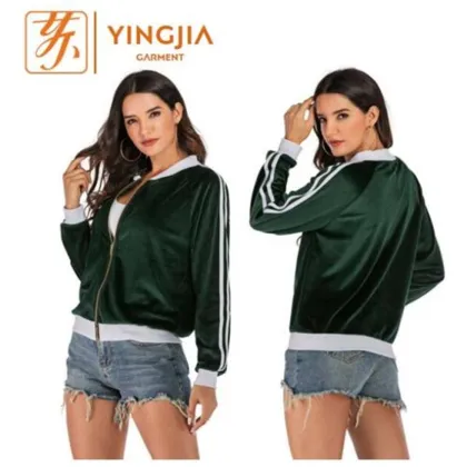 Green Women's Bomber Jacket