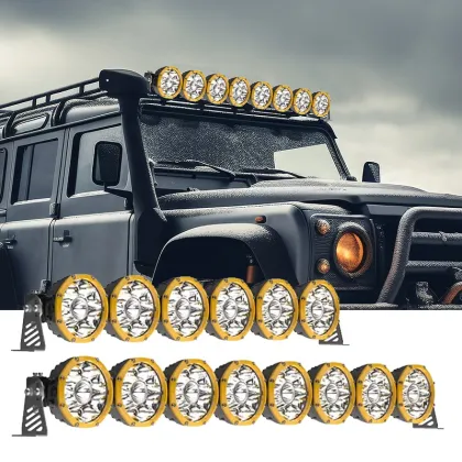 Ember Off-Road Flood Light Bar - Dual Color Driving Light